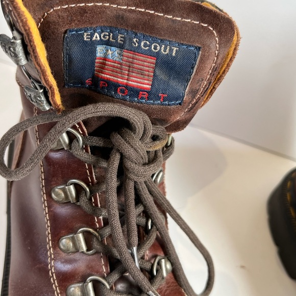 Eagle Scout mens 9 brown hiking boots… - Picture 3 of 7